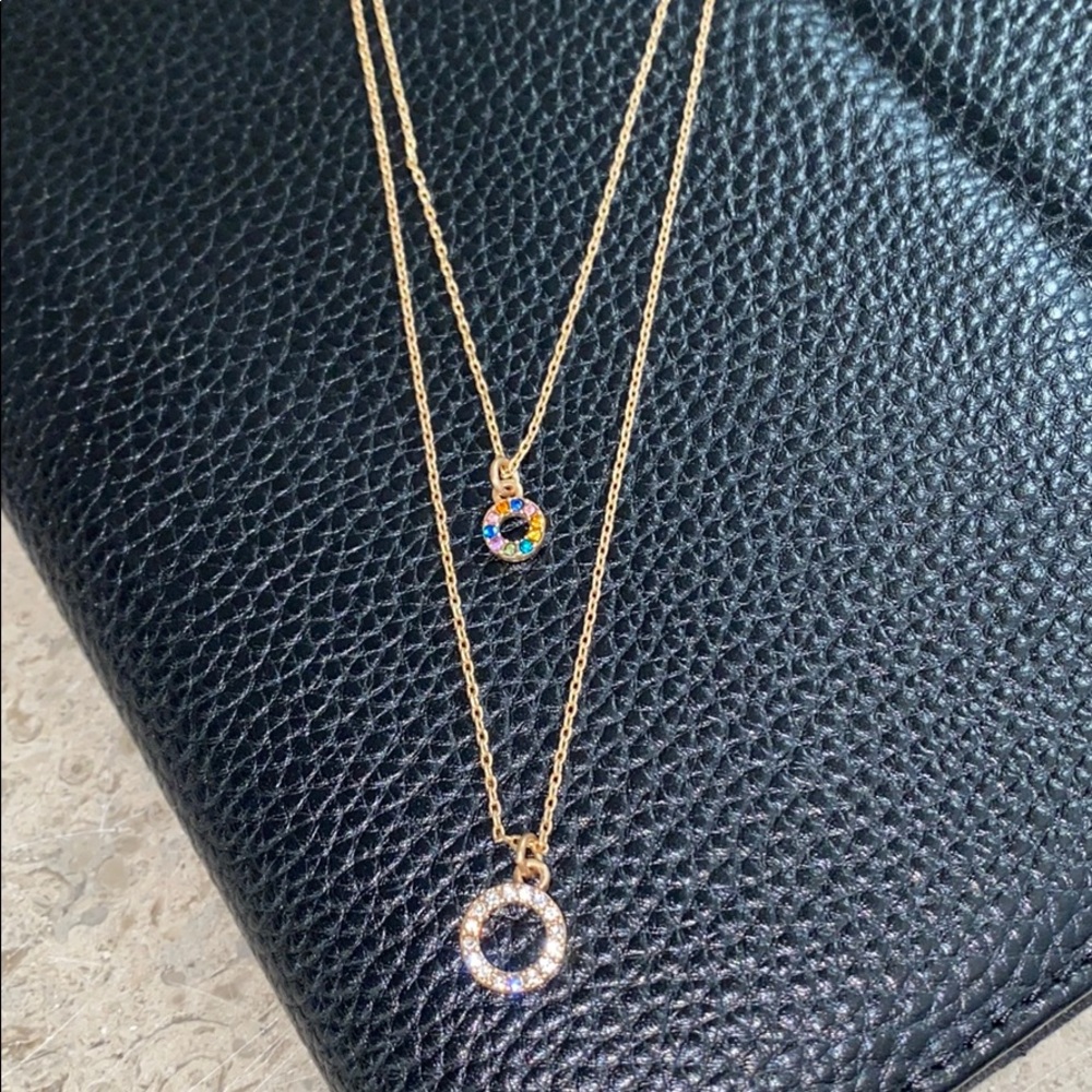 LAST ONE:  J. Crew circle layering necklace. - Picture 3 of 9